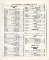 Business Directory - Page 288, Illinois State Atlas 1876